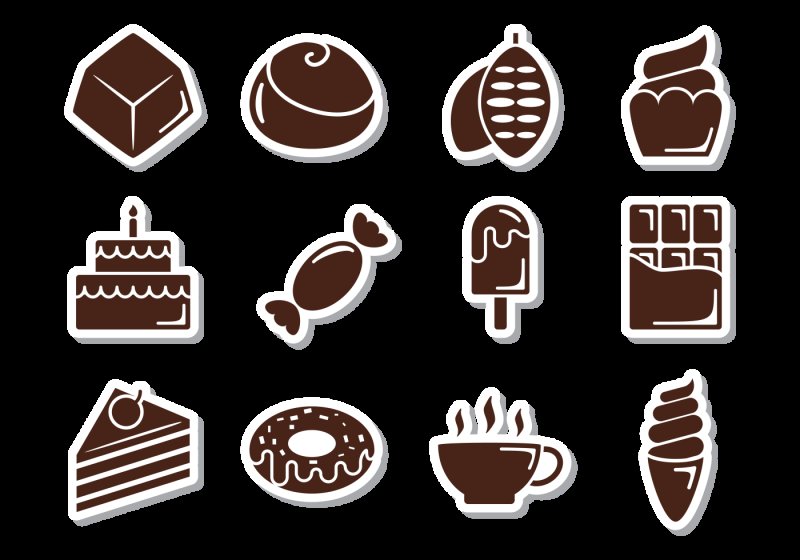 Шоколад иконка