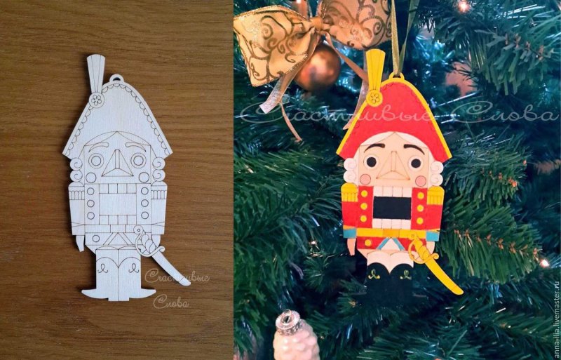 Щелкунчик игрушка из бумаги