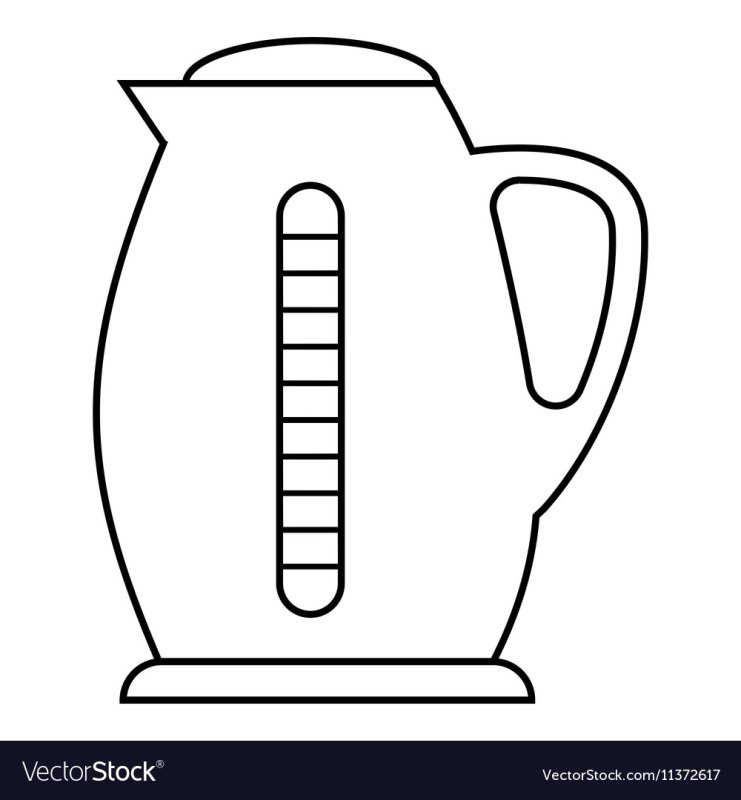 Электрочайник раскраска для детей