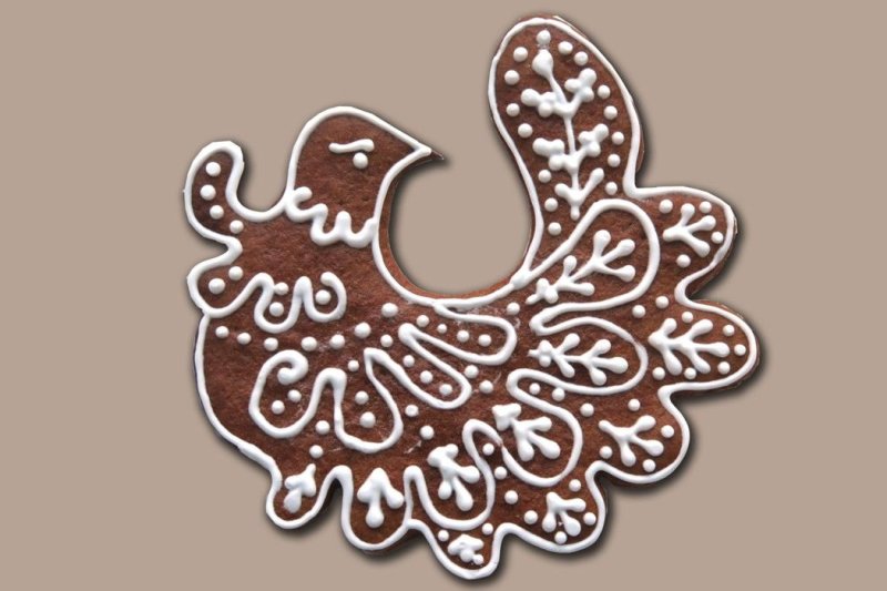 Архангельские козули роспись пряника