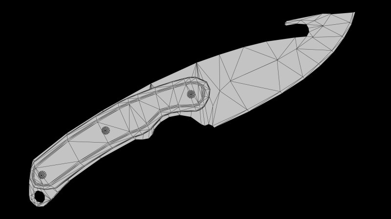 Чертеж флип кнайфа