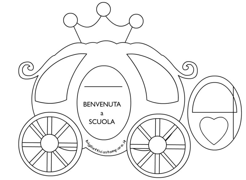 Карета трафарет