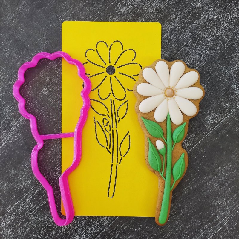 Пряник герберы в кружке