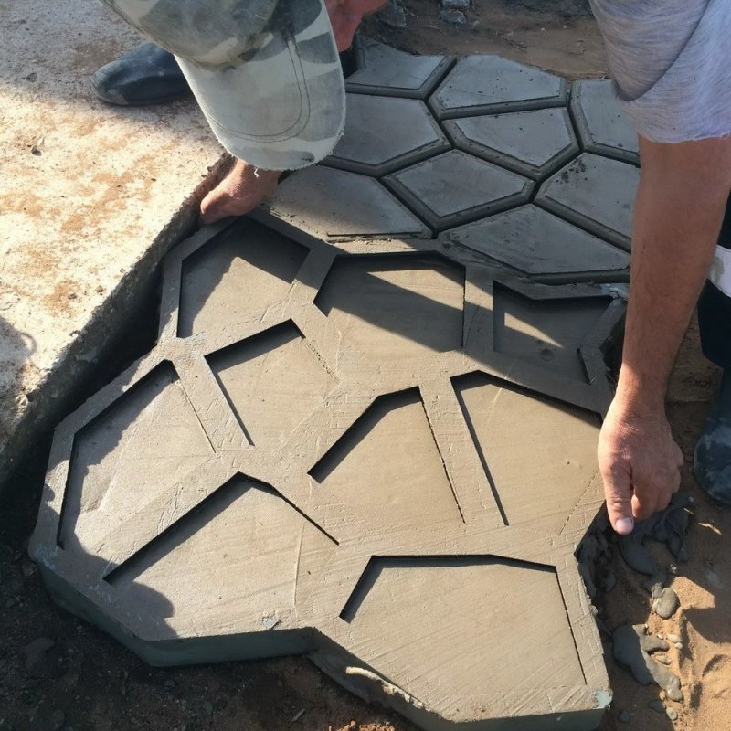 Форма "Садовая дорожка" 550х550х55