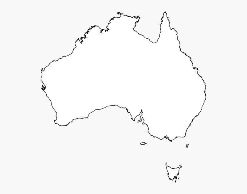 Австралия геоконтур континента