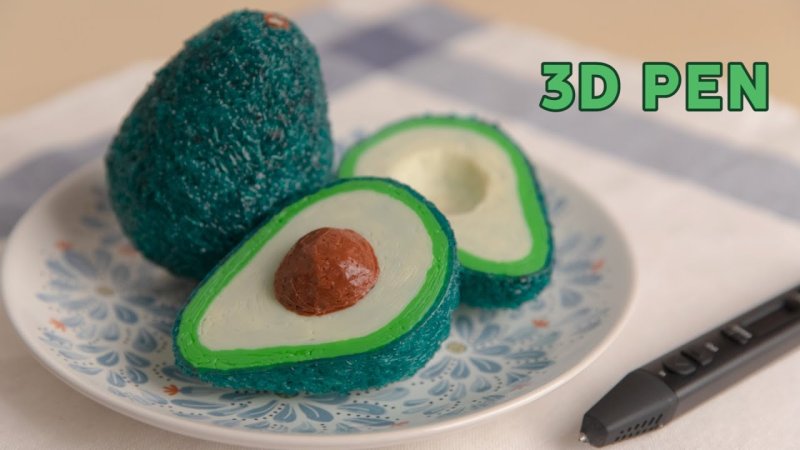 Авокадо 3д ручкой