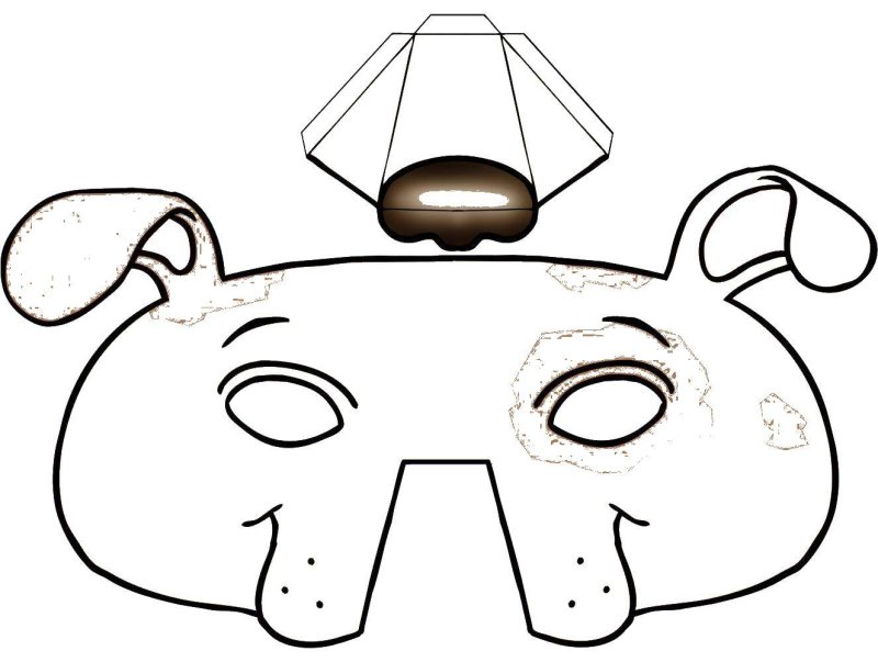 Объемные маски животных