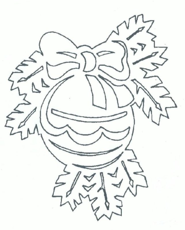 Вырезки на окна к новому году