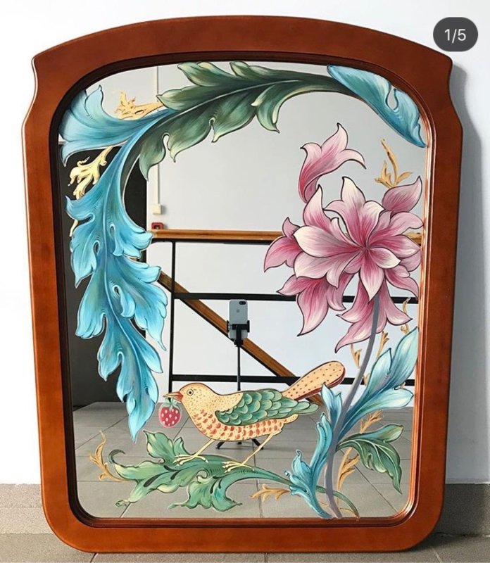 Роспись по зеркалу