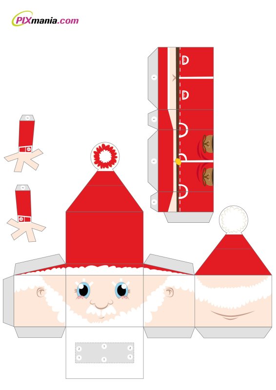 Щелкунчик игрушка из бумаги