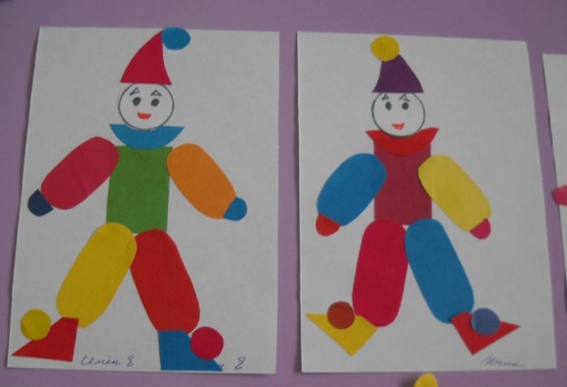 Аппликация летрушка на елкестаршая группа