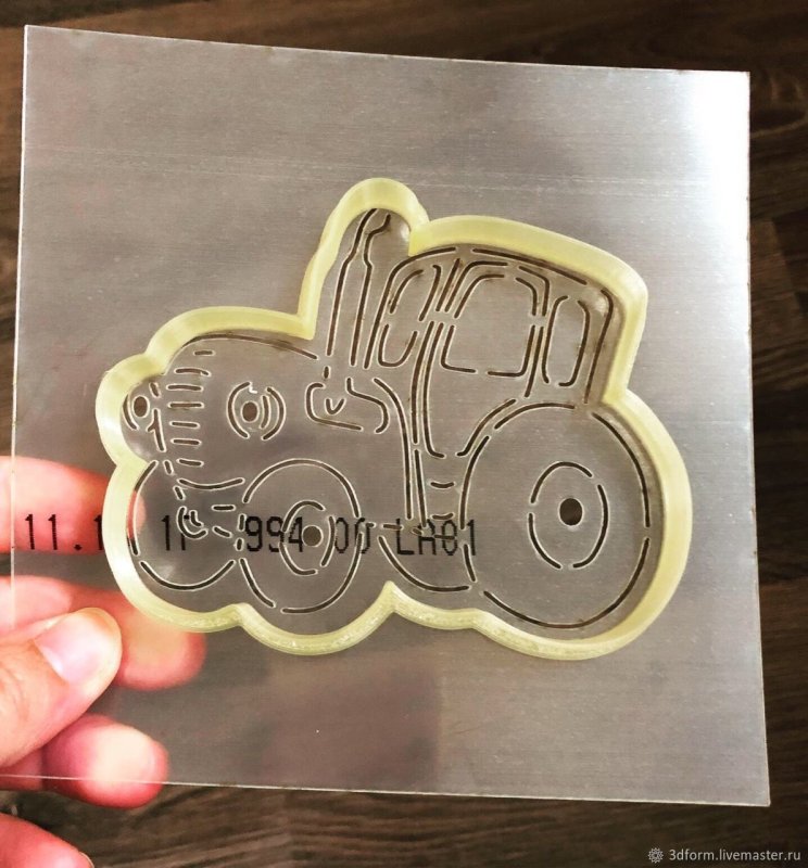 Трафарет для пряника машина