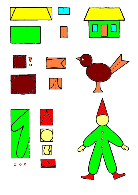 Аппликация в старшей группе