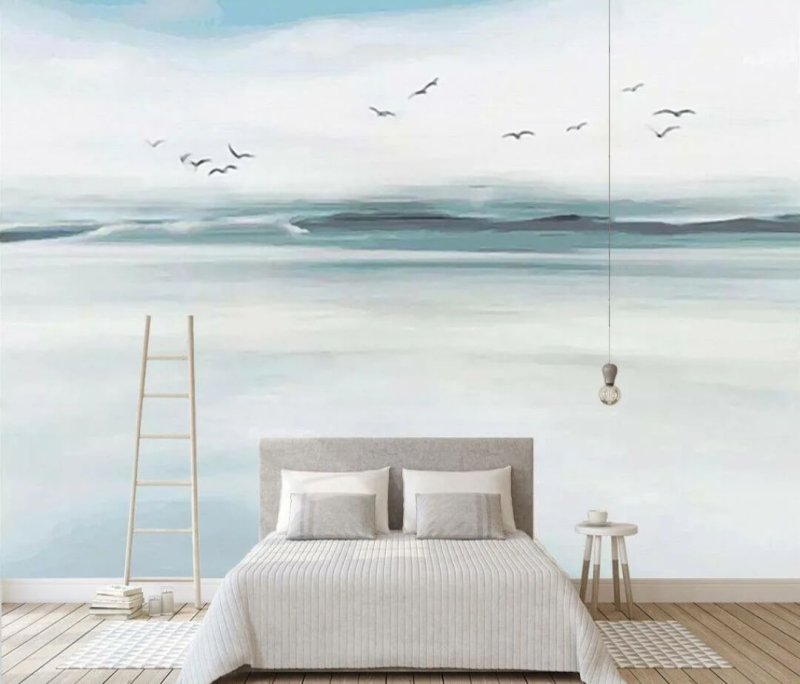 Роспись стен море