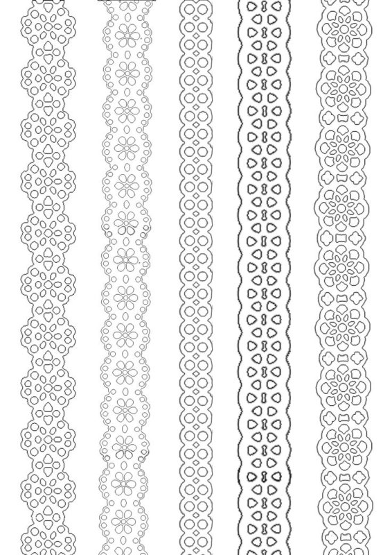 Кружево узор