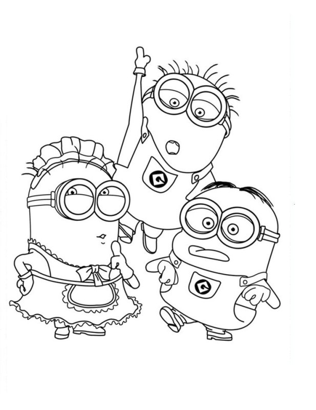 Раскраска Гадкий я