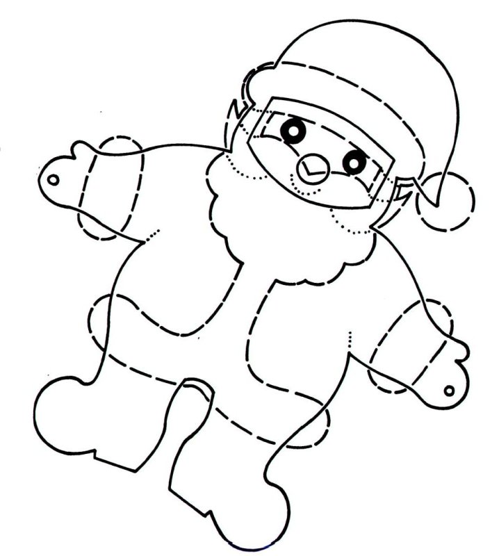 Новогодняя гирлянда шаблон