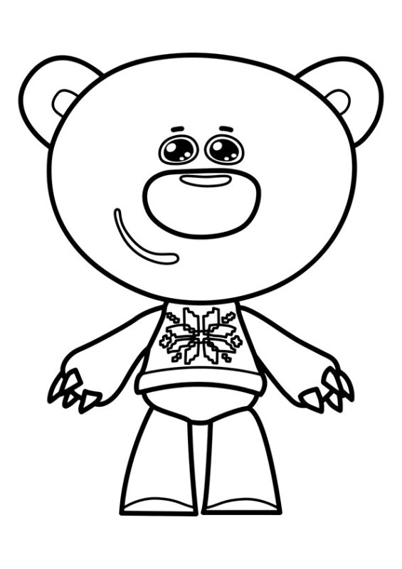 Раскраски для детей Мимимишки