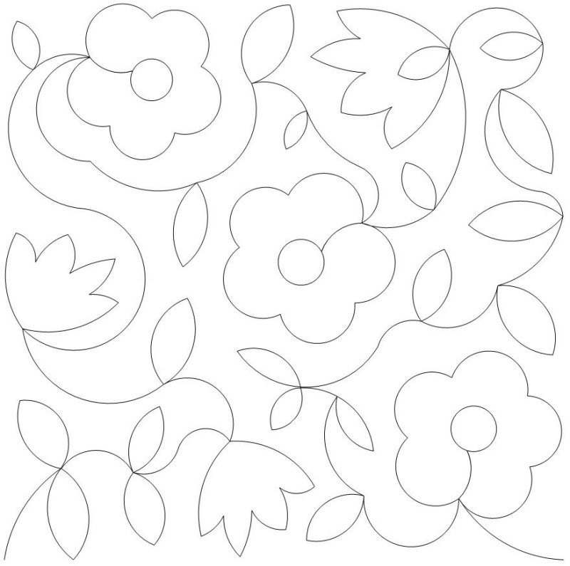 Трафарет для стёжки