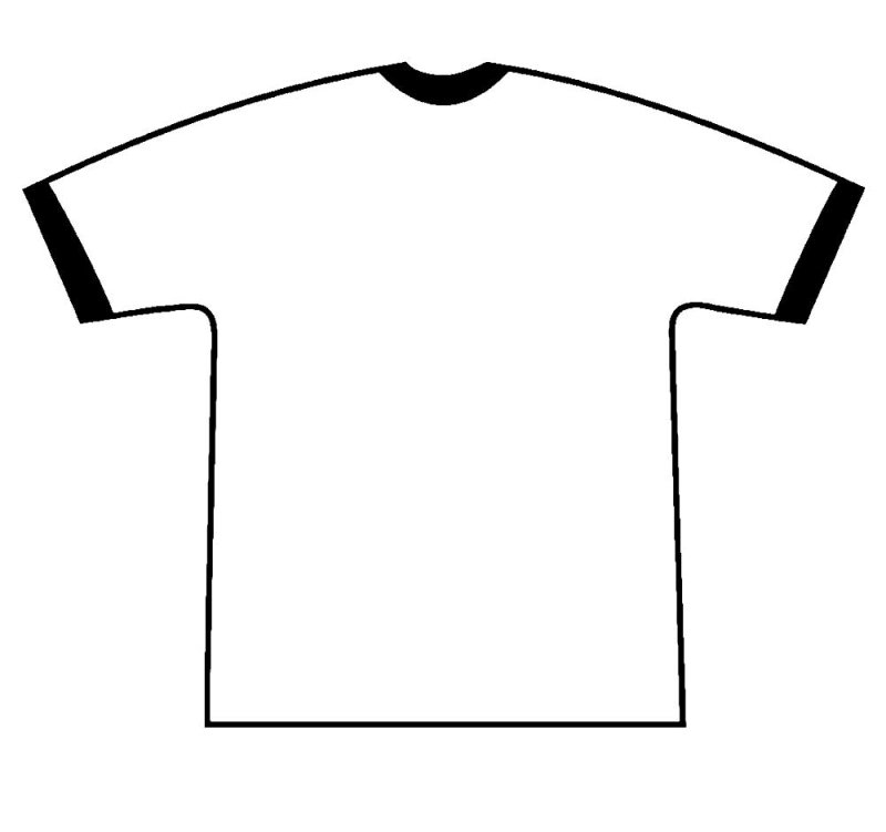 Футболка раскраска для детей