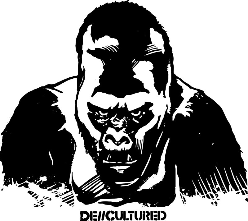 Горилла граффити