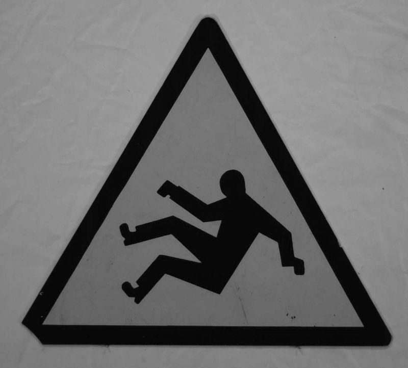 Знак осторожно бисер