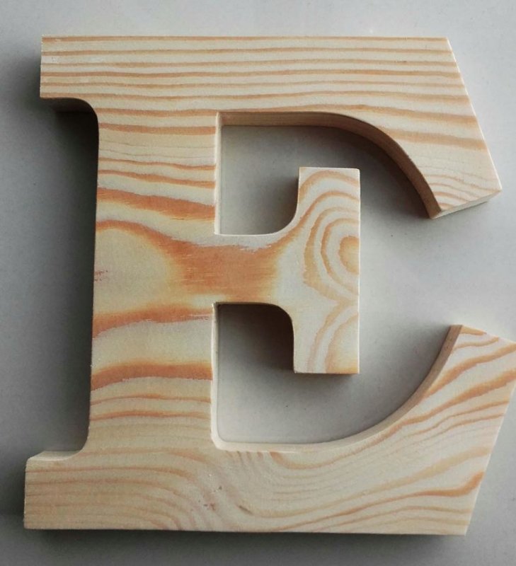 Деревянные буквы для декора