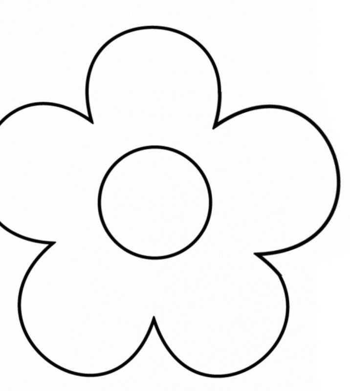 Цветы трафарет для рисования