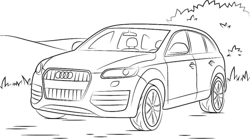 Audi q5 рисунок