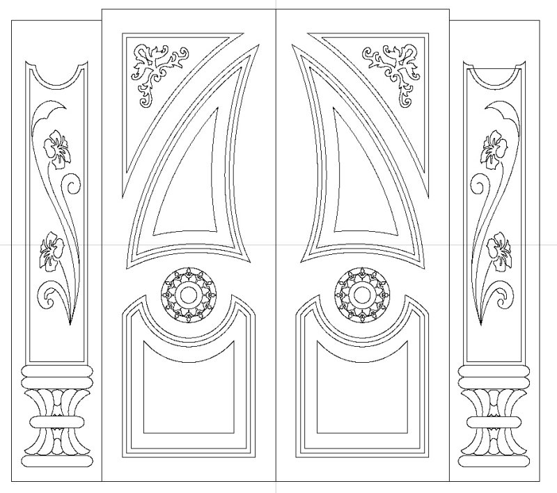 Резные двери