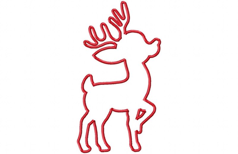 Трафарет "олени"