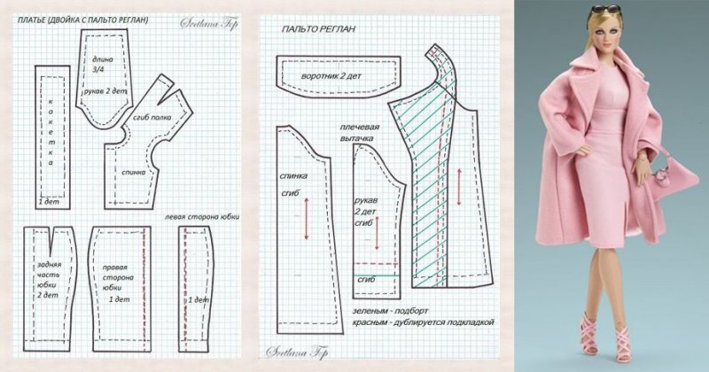 Выкройки для куклы Барби Svetlana Top