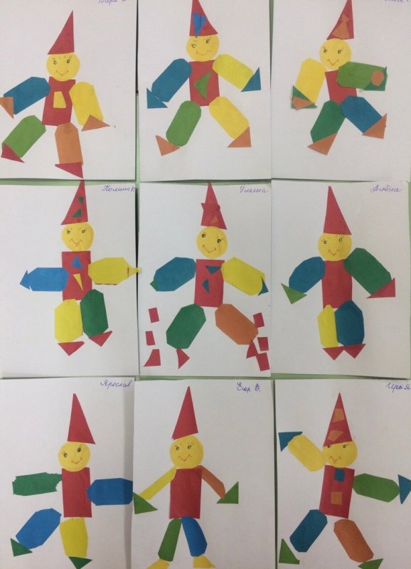 Аппликация в подготовительной группе