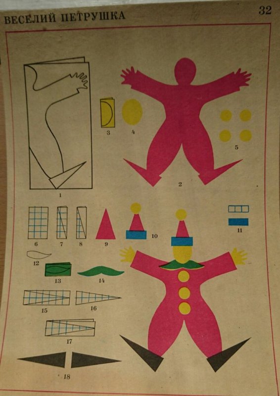 Петрушка аппликация в старшей группе