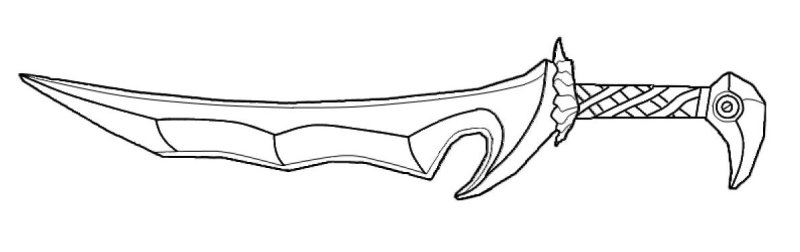 Раскраска клинок