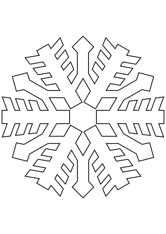 Снежинки шаблоны для вырезания
