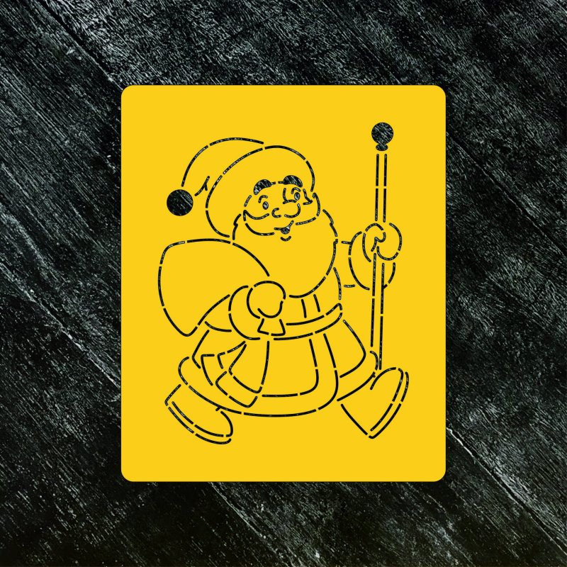 Вытынанки выглядывающий дед Мороз шаблоны