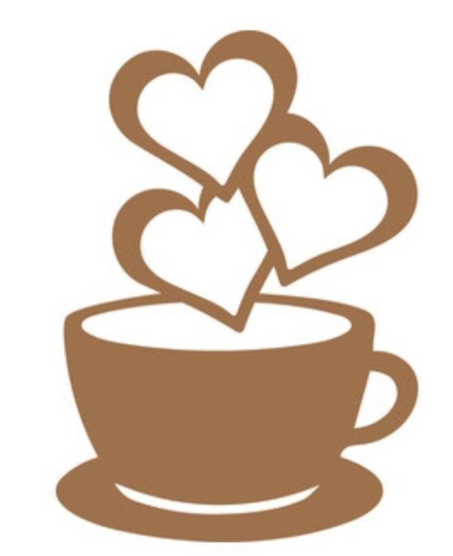 Как рисовать сердечко на кофе