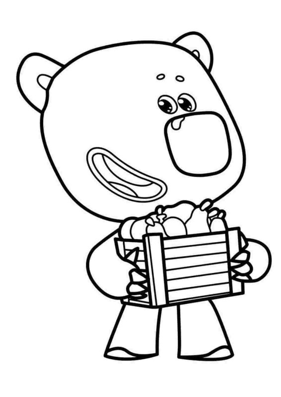 Кеша мимишки раскраска