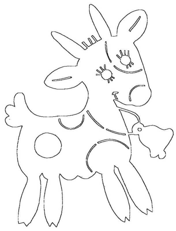 Трафареты звери