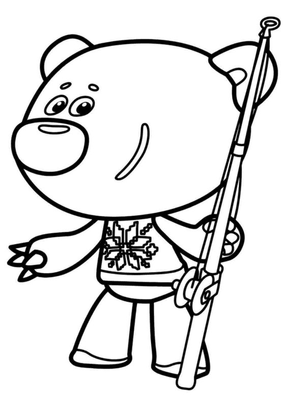 Раскраска Мимимишки