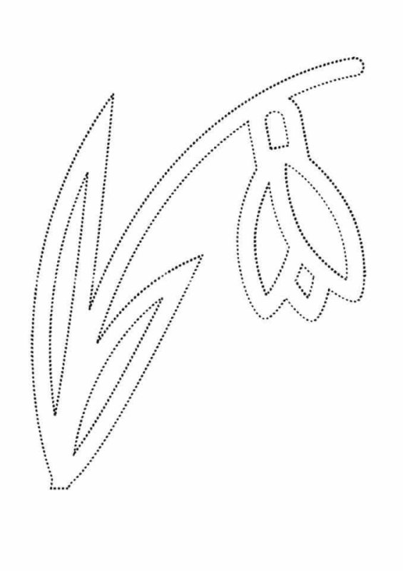 Цветы для вырезания на окна