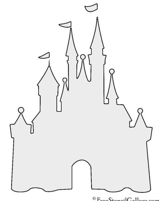 Замок трафарет