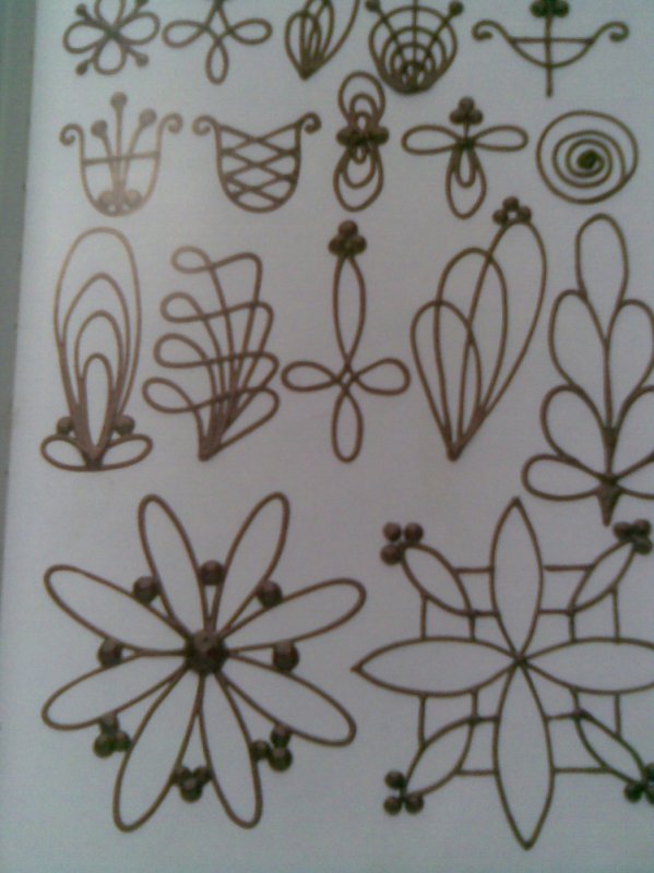 Узоры для украшения торта шоколадом