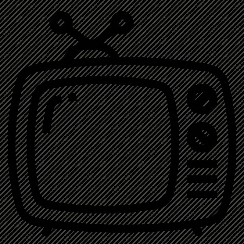 Телевизор раскраска для детей