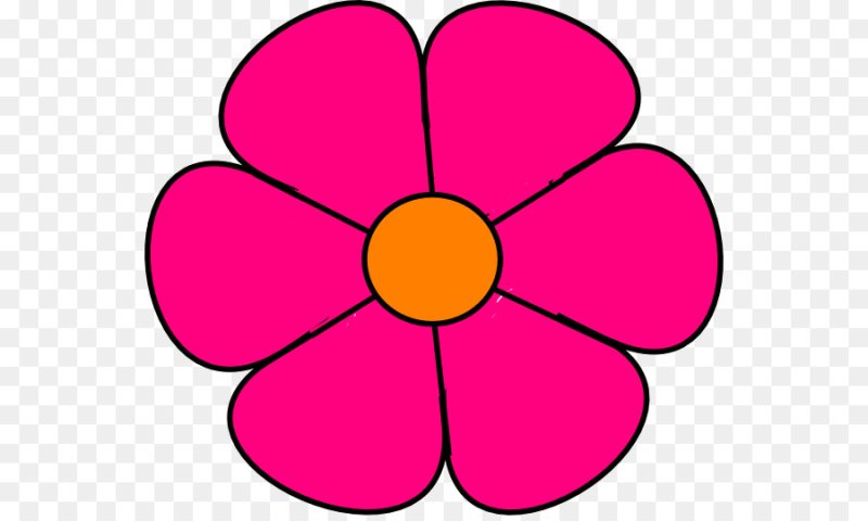 Цветочек мультяшный