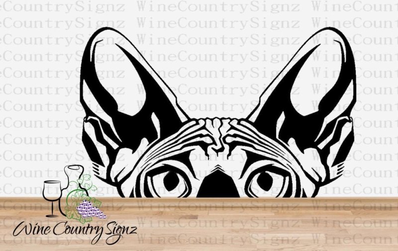 Сфинкс кошка силуэт