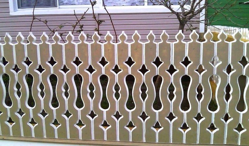 Штакетник резной деревянный