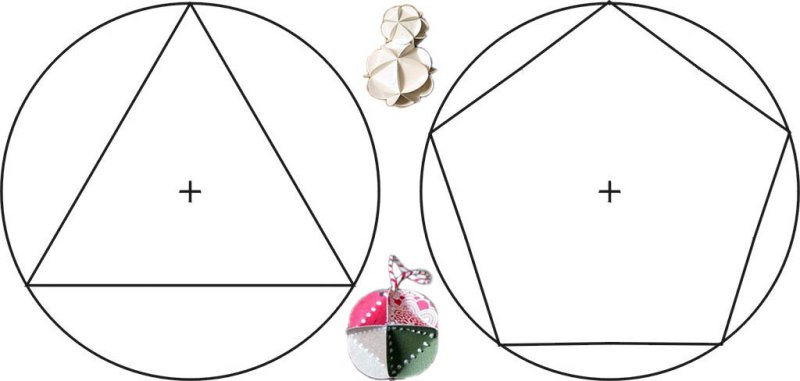 Новогодний шар из бумаги