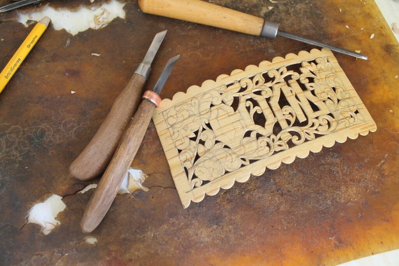 Шемогодская прорезная береста